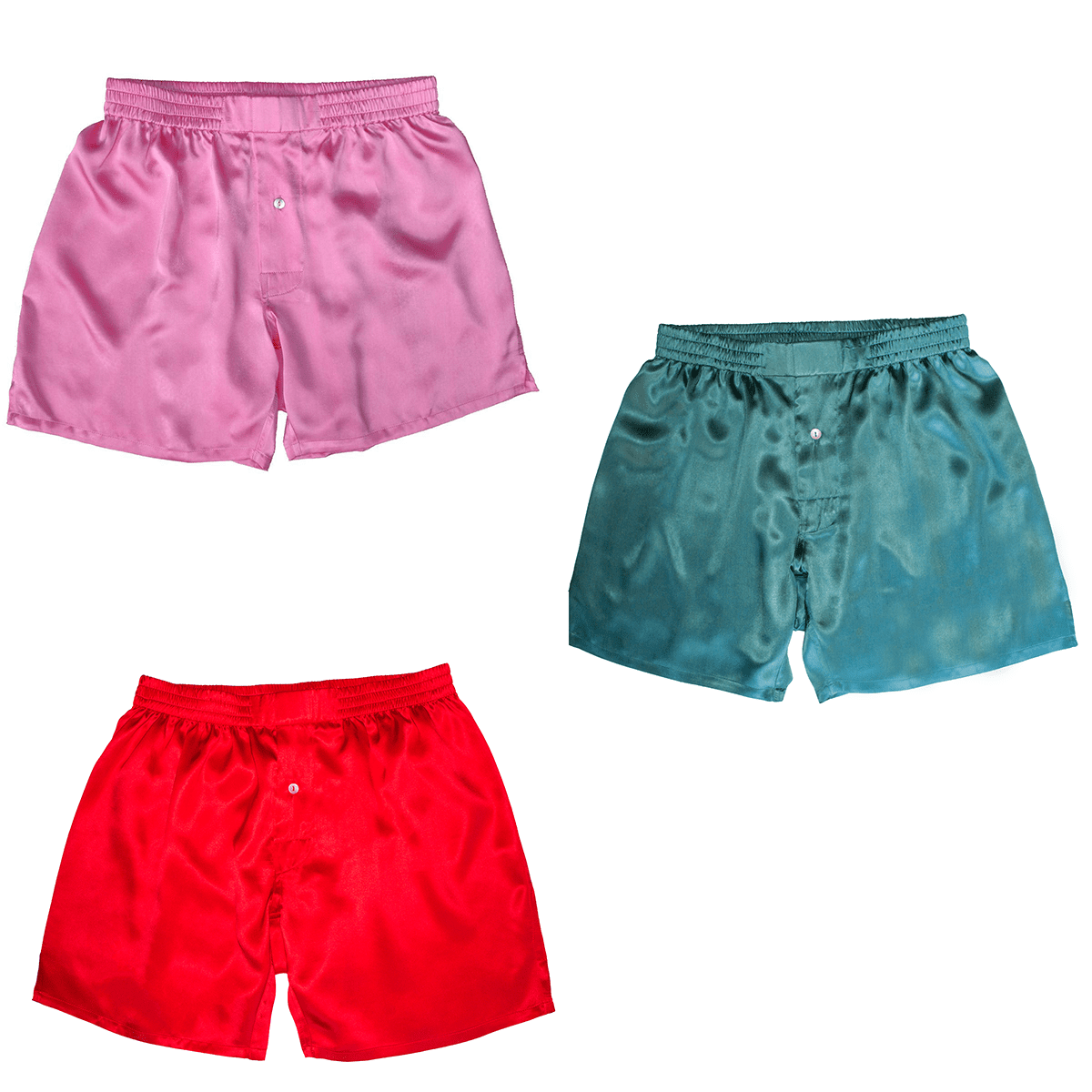 ChooseYourOwn Set of Two Satin Silk Boxers