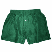 Cozy Sea Green Silk Boxers