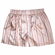 Cream Vanila Stripes Silk Boxers