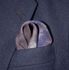 GREY LAVA SILK TIE DYE POCKET SQUARE