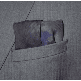 GREY LAVA SILK TIE DYE POCKET SQUARE