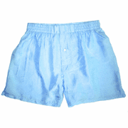 Lusty Island Blue Silk Boxers