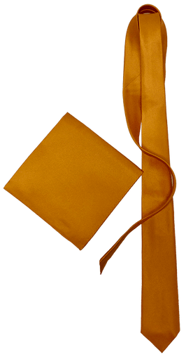Mango Skinny Silk Tie And Pocket Square Set
