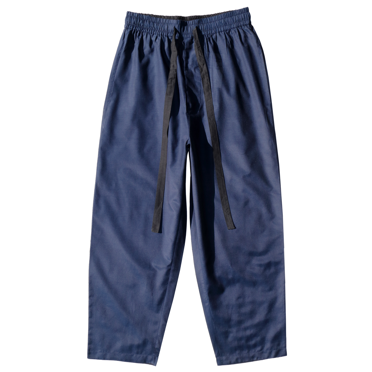 Marine Blue Men's Silk Cotton Pajama Pants
