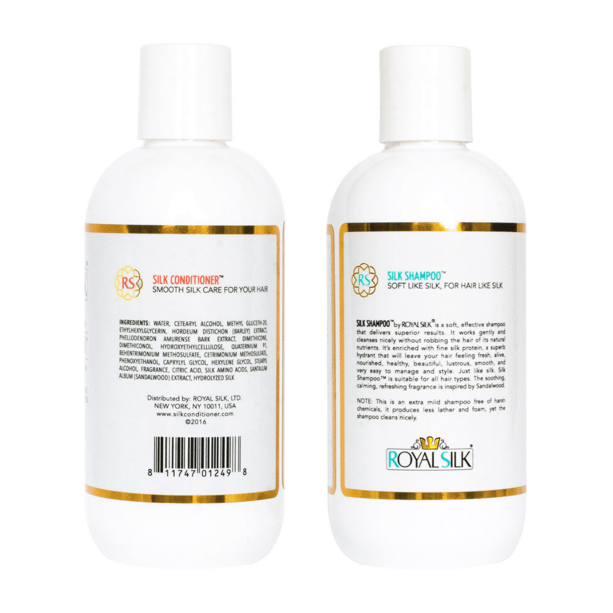 Original Silk Shampoo & Silk Conditioner Set by Royal Silk®