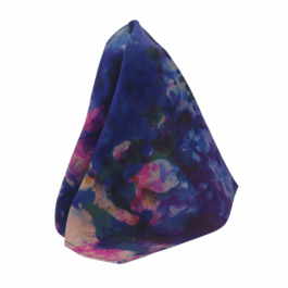 Pink Lime Magenta Silk Tie Dye Hanky
