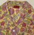 Pink Yellow Floral Women's Silk Shirt