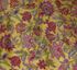 Pink Yellow Floral Women's Silk Shirt