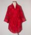 Short Lava Red Floral Kimono