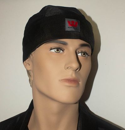 Black Royal Silk Beanie