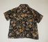 Women's Bold Black Floral Silk Shirt