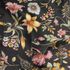 Women's Bold Black Floral Silk Shirt