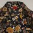 Women's Bold Black Floral Silk Shirt