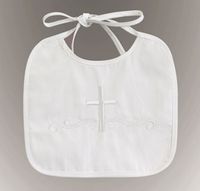 Baby Boy's Christening Bibs