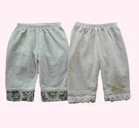 Baby Girl Color Grown Woven Pants