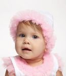 Baby Girl's Chiffon Ruffled Hat