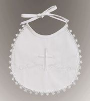 Baby Girl's Christening Bibs