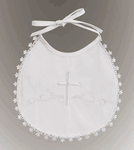 Baby Girl's Christening Bibs