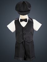 Baby & Toddler Boy's Diamond Vest & Shorts Set - 3m to 4T