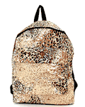 Large Leopard Print Backpack