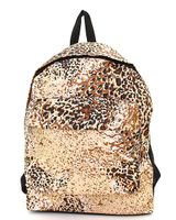 Large Leopard Print Backpack