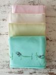 Bamboo Baby Swaddle Blanket with Embroidery