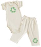 BambooBaby Pants set  with Recycle Worm Print
