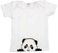 Bamboo Baby Tee - Peek-A-Panda 