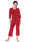 BambooDream Pajama Set in Haley Style For Women