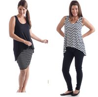 BambooDream  Hi Low Sleeveless WinnieTunic