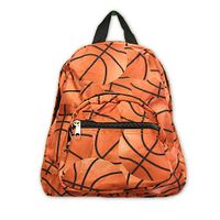 Basketball Print Personalized Toddler Backpack