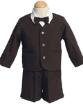 Boys Eaton Suit in Navy, Khaki Brown or Chocolate Brown