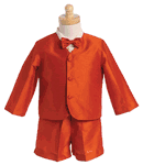 Boys Eaton Suit in white, yellow, orange or black 