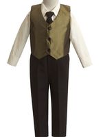 Boys Taffeta Vest and Pants Set