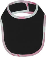 Bulk of 6 Interlock Cotton Baby Bibs