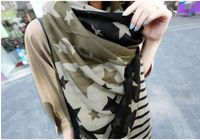 Star Chiffon scarf