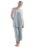 Clara Circle Tunic Pajama Set  With Bamboo Viscose