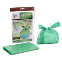 Clean and Green Biodegradable Diaper Sacks 75 pc