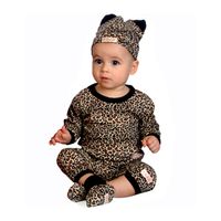 Cotton Leopard  All-Day Cute Baby Outfit