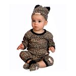 Cotton Leopard  All-Day Cute Baby Outfit