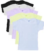 Cotton Short Sleeved Baby Tees
