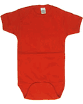 Cotton Short Sleeved  Infant Onesie in dark color