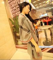 Women Classic Plaid Cotton Scarf