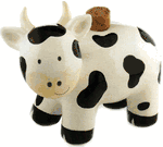 Eieio Cow  Bank By Mudd Pie