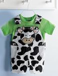 EIEIO Little Cow Shortall Set