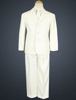 Ivory 5 Pc Suit with Vest - 6m to Size 14