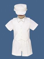 Ivory Boy's Dressy Vest Set