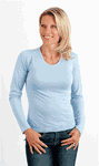 Ladies Long  Sleeves T-Shirts with Bamboo Viscose