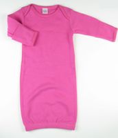 Long Sleeved Cotton Baby Layette Gown with bulk discounts
