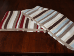 Matching Stripe Bamboo Wash Cloth